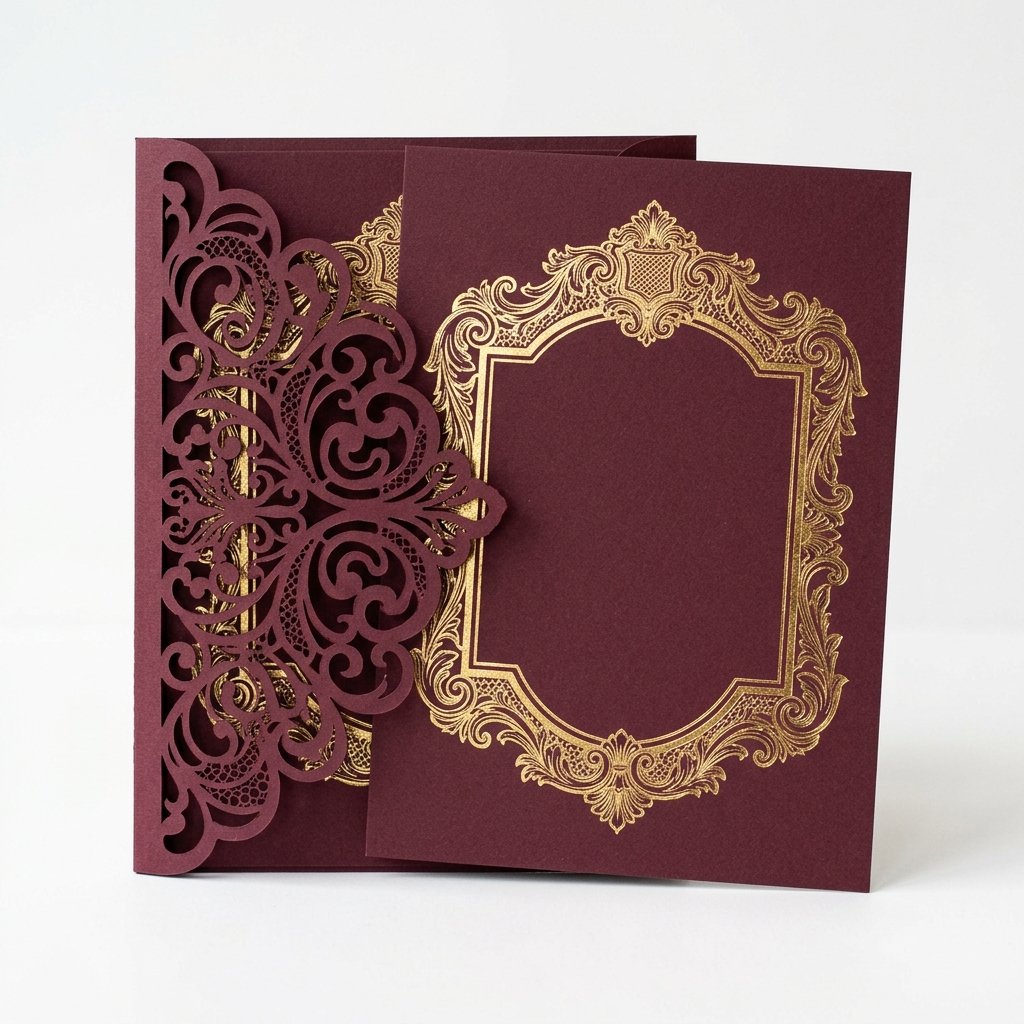 Invitación Foil Metalizado