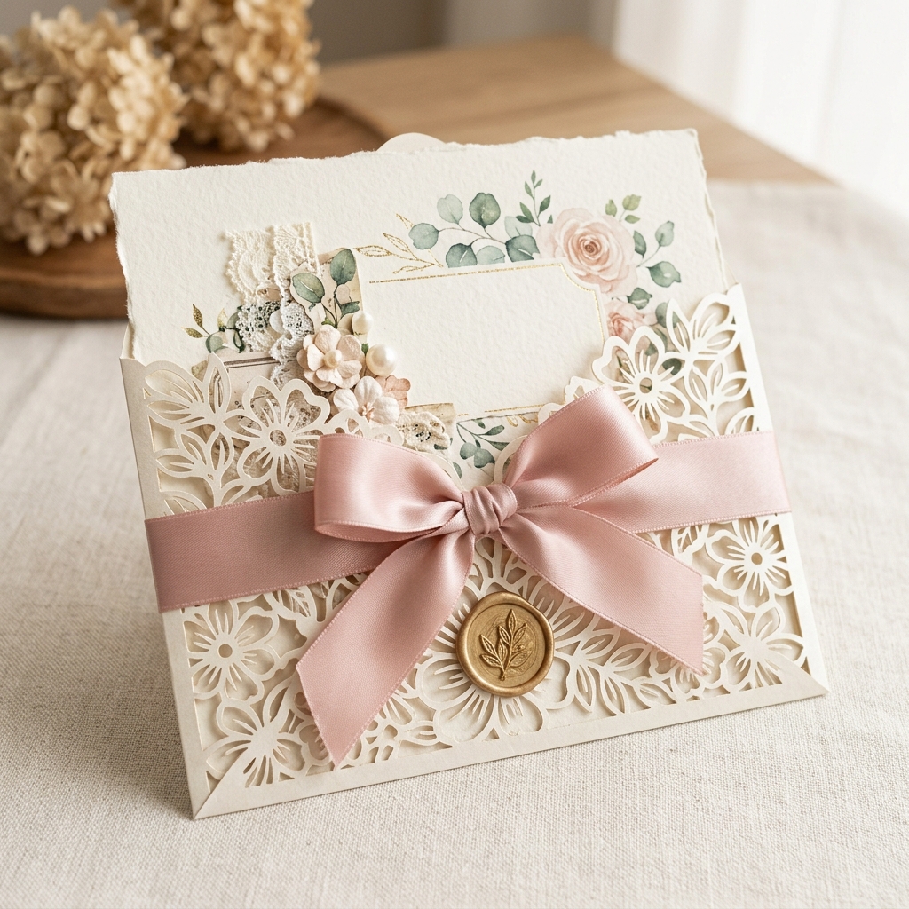 Invitación Scrapbooking